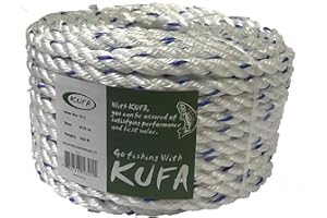 KUFA Sports 5/16" x 100' Non-Lead Sinking Line, for Crab Trap, Lobster Trap,Prawn Trap (CL-1)