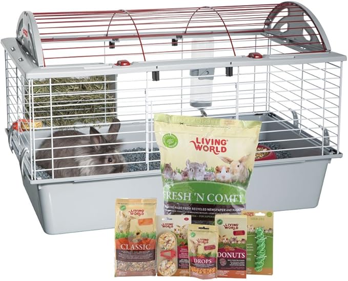 Living World Deluxe Rabbit Starter Kit, 78cm L x 48cm W x 50cm H (30.7
