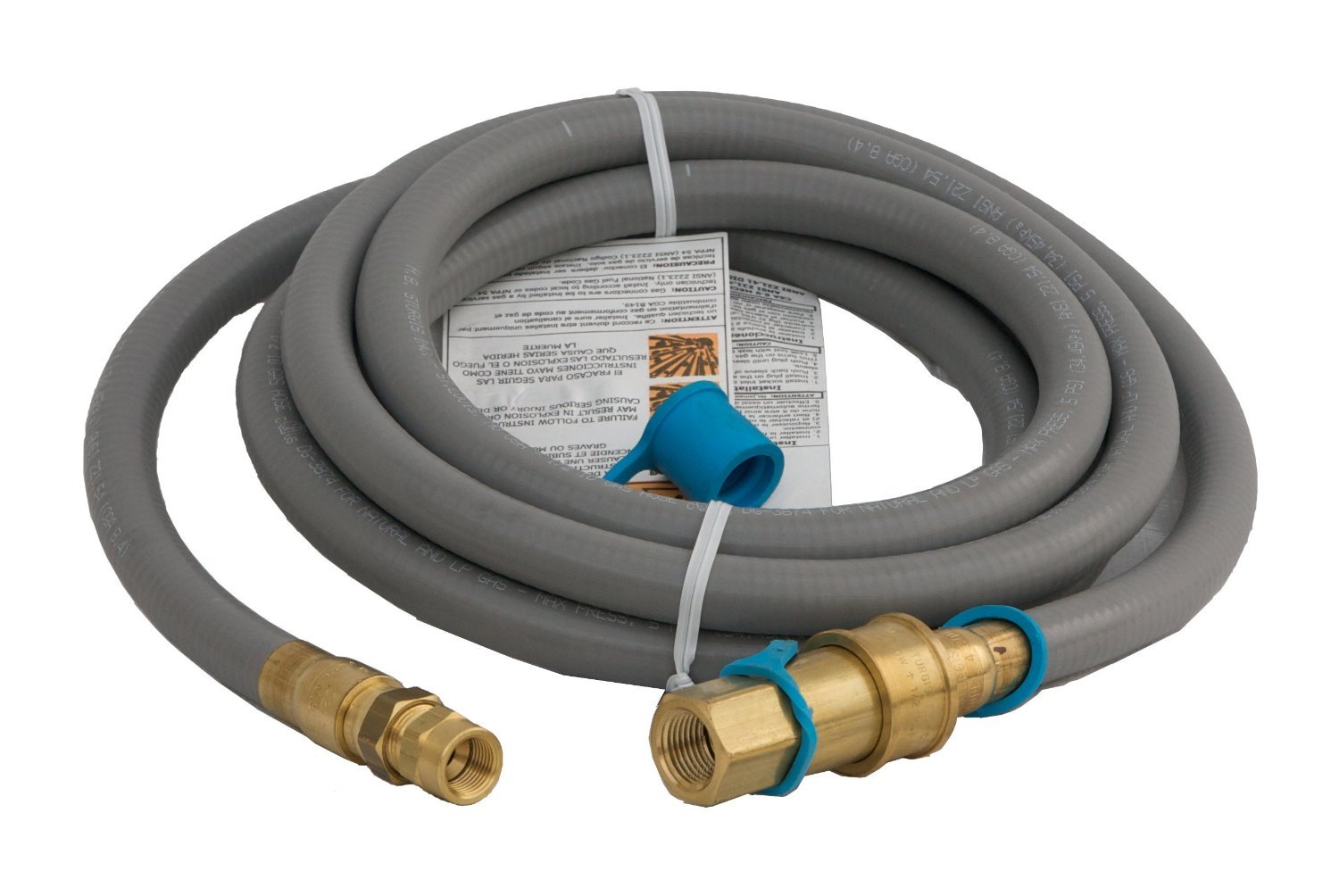 Weber # 42902 10' Natural Gas Hose Kit w/ 1/2" QD Fitting