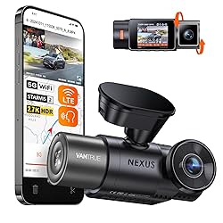 Vantrue N2X 2.7K Uber Dash Cam Front and Inside, 5G