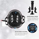 KORIMEFA Kids Bike Helmet Adjustable Multi-Sport Safety Size S-M view 6
