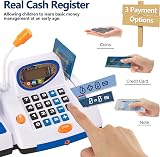 Hersity Childs Till Cash Register with Scanner Play Money 31x15x12cm Toys view 3