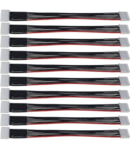 Apex RC Products JST-XH 4S Balance Plug With 150mm Wire Lead – 5 Pack (#1082) For RC Batteries