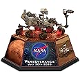 The Bradford Exchange Perseverance 2020 Mars Rover Illuminated Sculpture Featuring Adjustable Accessories Including Extendable Robotic Arm & Fully-Rotating Replica Camera Mount