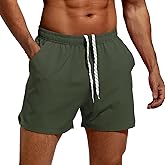 Starlemon Men's 5" Athletic Running Shorts Quick Dry Lightweight Workout Shorts for Men Sports Gym Training with Pockets