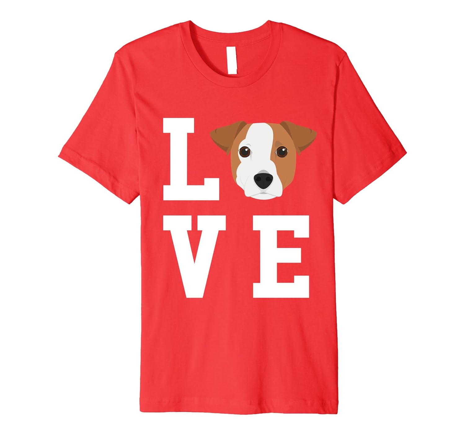 I Love My Dog Jack Russell Terrier Lover Premium T-Shirt-ANZ