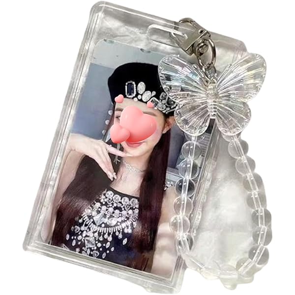 Portafoto Kpop In Acrilico - Con Portachiavi A Cuore, Blu - Foto 5