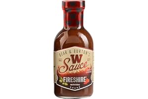 OLD FLORIDA SAUCE CO. Bear and Burtons W Sauce Fireshire | Spicy Worcestershire Sauce for Bold Flavors | Perfect Steak Marinade and Dressing Add-in | 12 Oz - Pack of 1