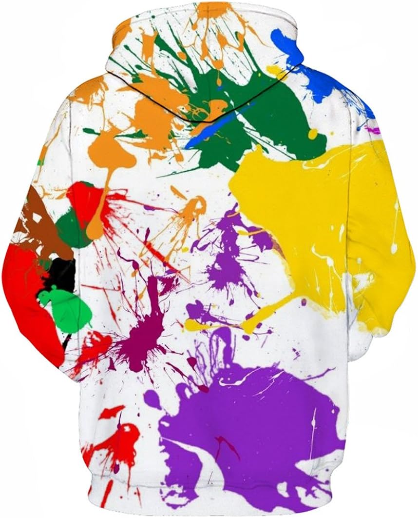 paint drip hoodie amazon