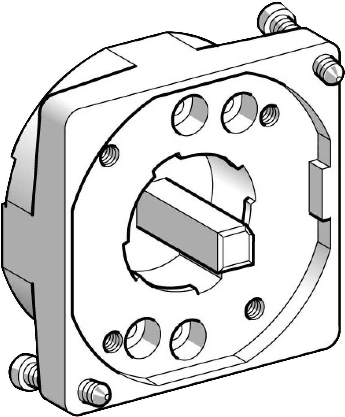 Schneider Electric KZ127 Adapter Plate Metal