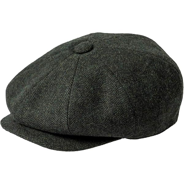 Stetson Level Gatsby Cap Men Black 6 3/4-6 7/8 at Amazon Men's