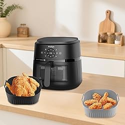 2Pack Silicone Air Fryer Liners for Instant Pot