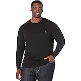 POLO RALPH LAUREN Waffle Long Sleeve Crew Polo Black Golden Ochre Logo/Pp LG