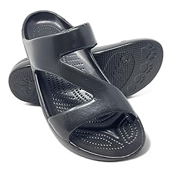 DAWGS Ladies Z Sandal,Dark Brown,5 M US