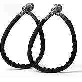 CORDEAST Synthetic Soft Shackle 1/4“ X 22” (10140 lbs Breaking Strength) Small UHMWPE Rope Shackle for ATV UTV Light Vehicle Recovery (Gray, 2-Pack)