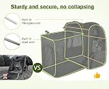 Pecute Cat Carrier Dog Backpack Expandable Breathable Mesh Front Opening view 5