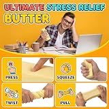 Pipihome 2 Pack Butter Squishy Toys Solid PU Foam Slow Rising Squishies view 2
