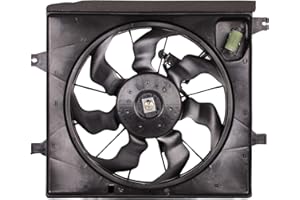 TORCIA TYG OE Replacement(CAPA Quality) Cooling Fan Extra Silent for 2010-2011 Kia Soul 1.6L W/Resistor | 25380-2K000 | KI3115128 | 621-446