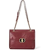 Cnoles Crossbody Bags for Women Fashion Leather Shoulder Bag with Chain Strap Trendy Clutch Satchel bag Ladies Purse