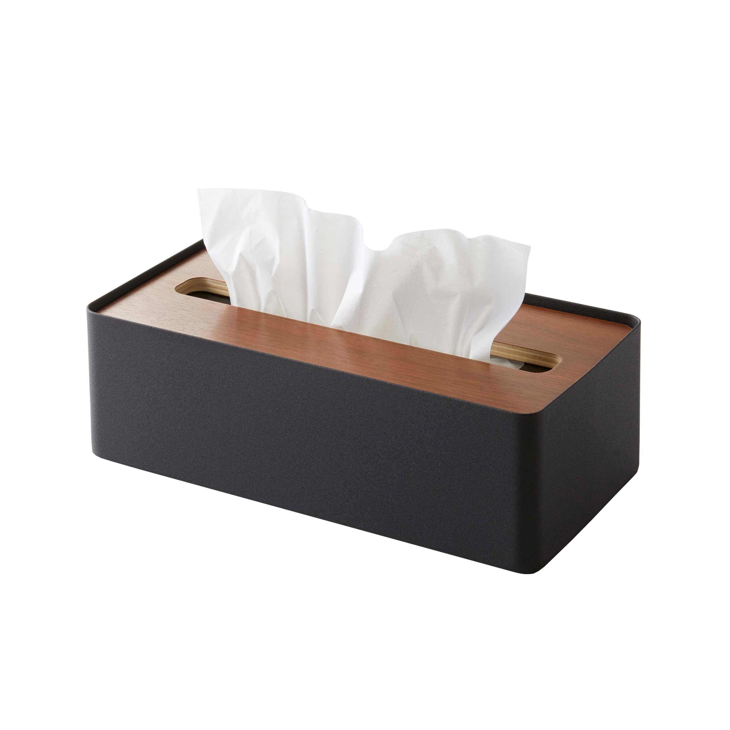 Yamazaki Tissue Box, Wood, Brown, One Size