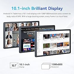 Jeazans Android Tablet, 10.1 inch Tablets with 1280