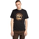 Timberland Mens Holiday Front Graphic Short Sleeve T-Shirt