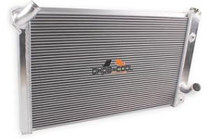 LUXERAD OHOB-COOL 3 Row Aluminum Radiator Replacement For For 1973-1976 1974 1975 Chevy Corvette 5.7L 7.4L V8