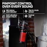 HyperX QuadCast USB Condenser Microphone for PC PS4 Mac Streaming view 4