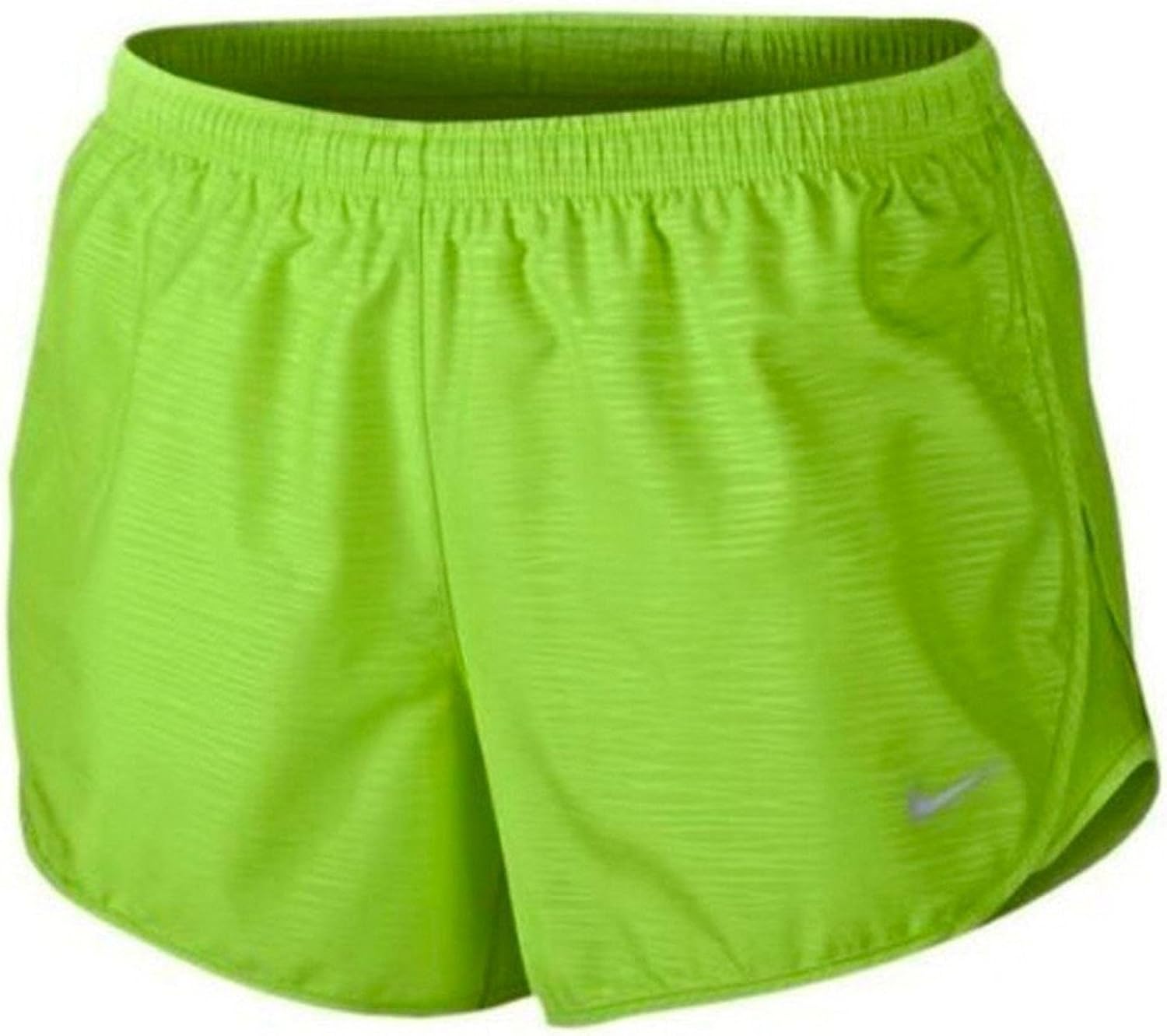 Nike Women's 3" Tempo Modern Embossed Running Shorts 895116313 (S) Green Clothing