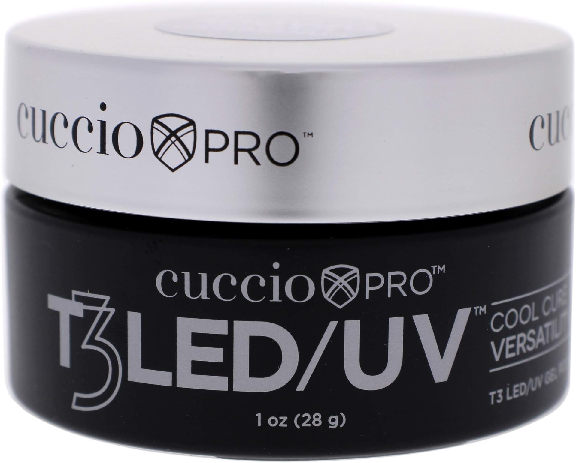Cuccio Pro T3 LED/UV Cool Cure Versatility Gel - Controlled Levelling - Incredibly Flexible - Strong Adhesion - Thick Viscosity - Fast Application - Quick Cure - Opaque Welsh Rose - 1 Oz Nail Gel