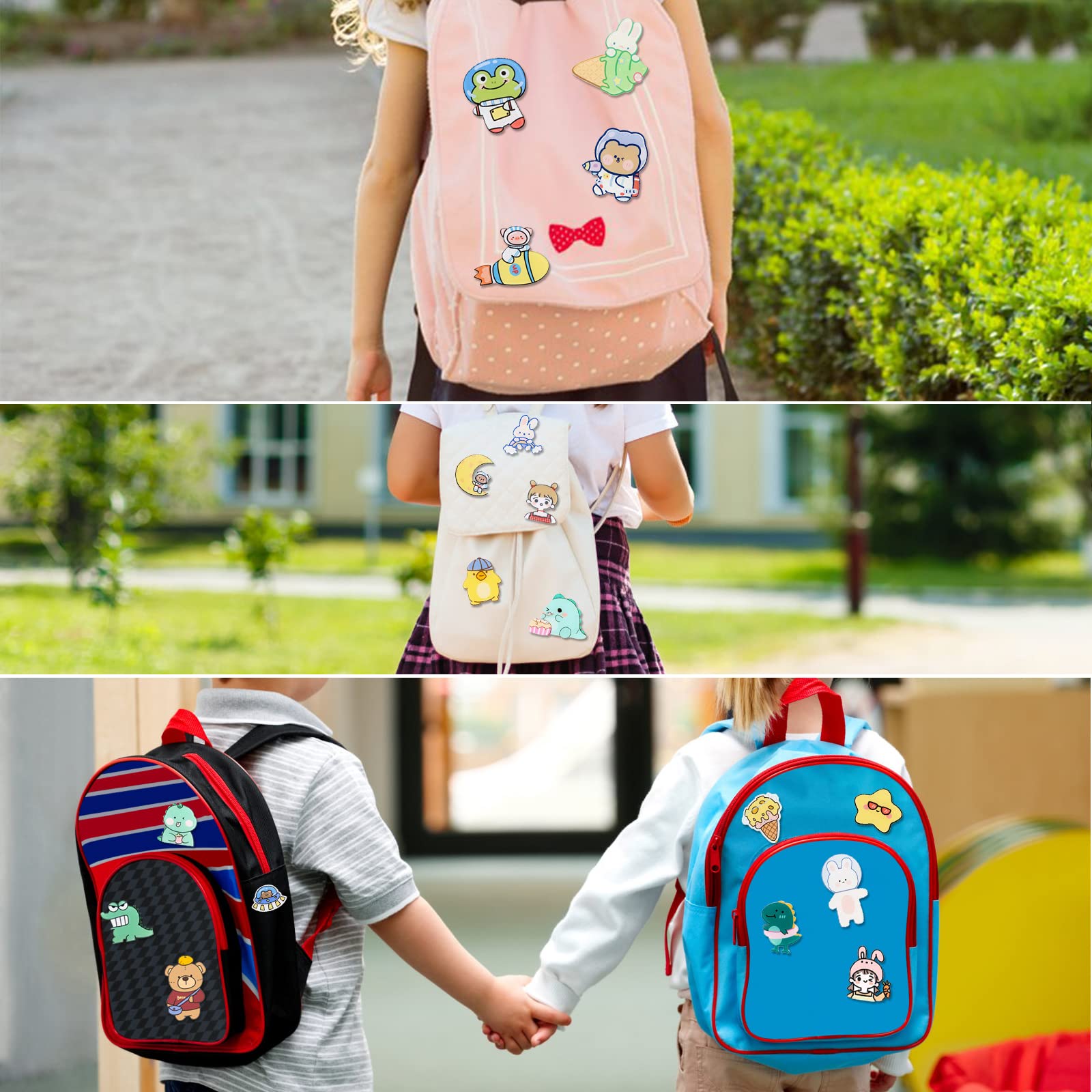 JOYEONDEF 60/102 Pcs Acrylic Brooch Pins, Cute Backpack Pins, Backpack Beauty Pins for Bags, Hoodies, Hats, Coats Kawaii Accessories, Gifts for Girls Random Mixed Packaging