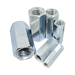 NIDAYE 10 Packs 5/16"-18 Rod Coupling Nuts, Metric