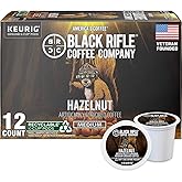 Black Rifle Coffee Medium Roast K Cup Coffee Hazelnut 12 Count | Veteran Founded, 100% Arabica, toasted hazelnut, nutty &amp; smooth, Fits All Keurig Models, keurig, kcup