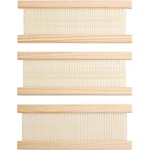 WILLOWDALE 3pcs 12-in Heddles (with 45/60/75 Sticks) for Rigid Heddle Loom | 12 Inches (45-60-75) Heddle Reeds For Weaving Loom Kit, Weaving Accessories and Supplies