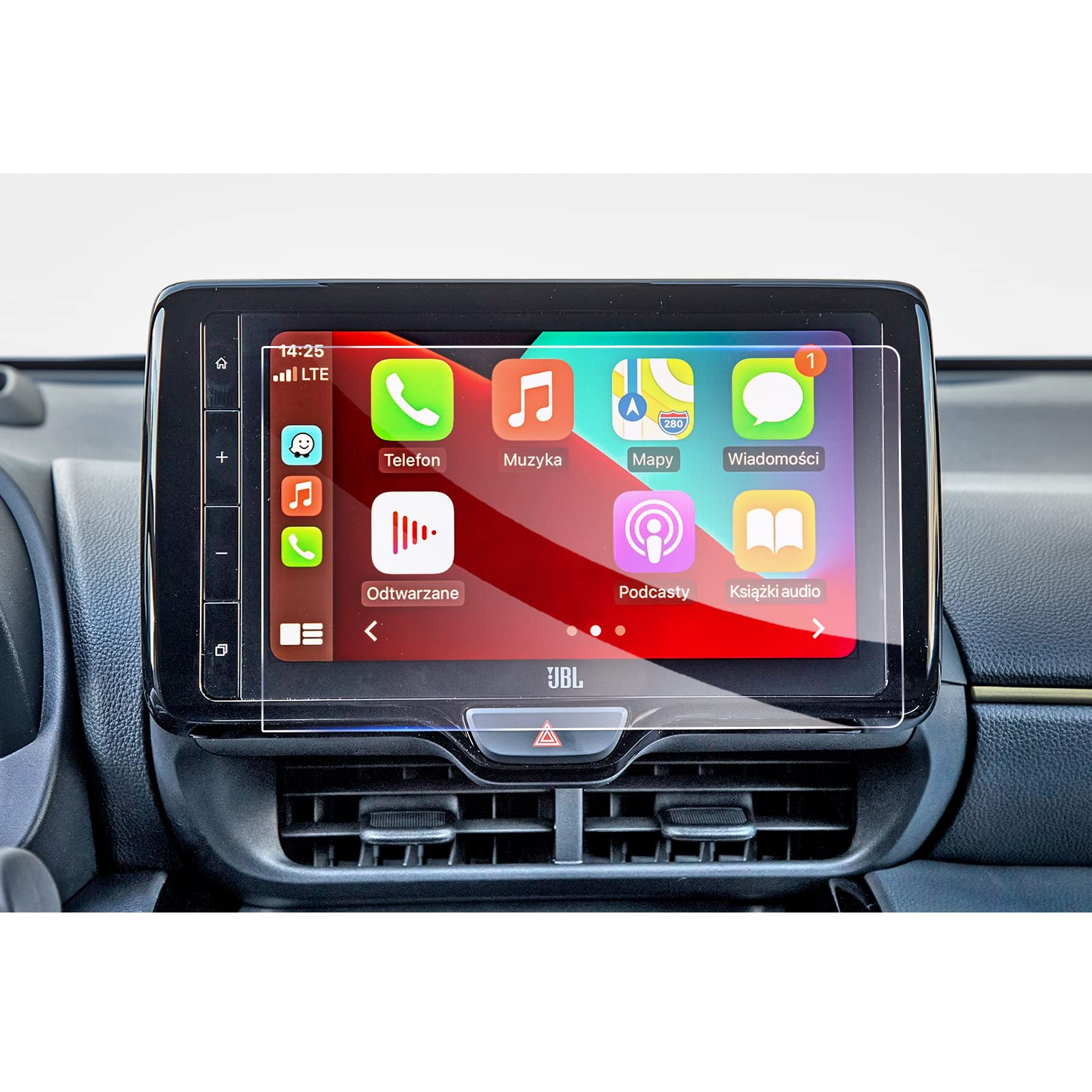 GAFAT Toyot-a Yaris Cross 2021-2024 2025 9" Navigation Screen Protector, 9 Inch Glass Screen Protector Compatible with Toyota Yaris Cross Smart Connect, 9H Anti-Scratch