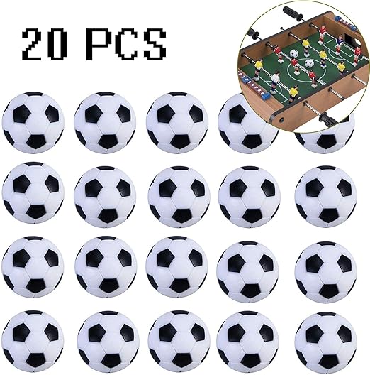 ARay Mini Pelotas de Fútbol 20 Piezas, Bolas del Balompié Plástico ...