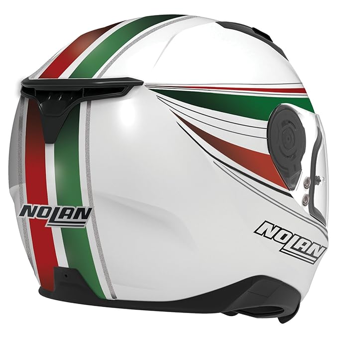 Amazon.es: Nolan N87 Italy Integral casco moto policarbonato N- Com - Metal Blanco Tamaño S