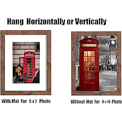 PWTAKO 8x10 Picture Frame Set of 6, Display