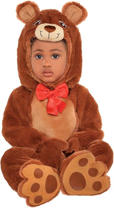 Amscan Deguisement Bebe Garcon Ours En Peluche Marron Combinaison Amazon Fr Jeux Et Jouets