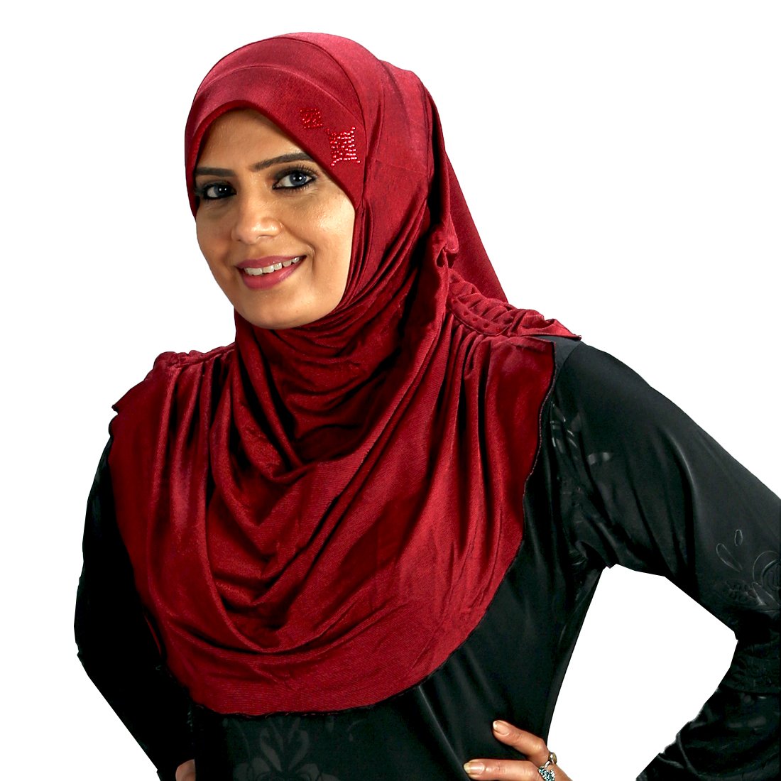 Parvin Ria108 Solid Stretchable Hijab Amazon.in Clothing & Accessories