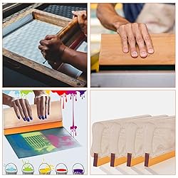 Screen Printing Squeegee, 75 Durometer Wooden