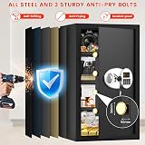 Mejasg 85L Extra Large Fireproof Safe, LCD Keypad & Removable Shelves view 6
