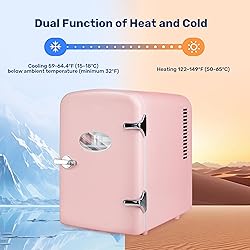 YSSOA 4L Mini Fridge with Observation