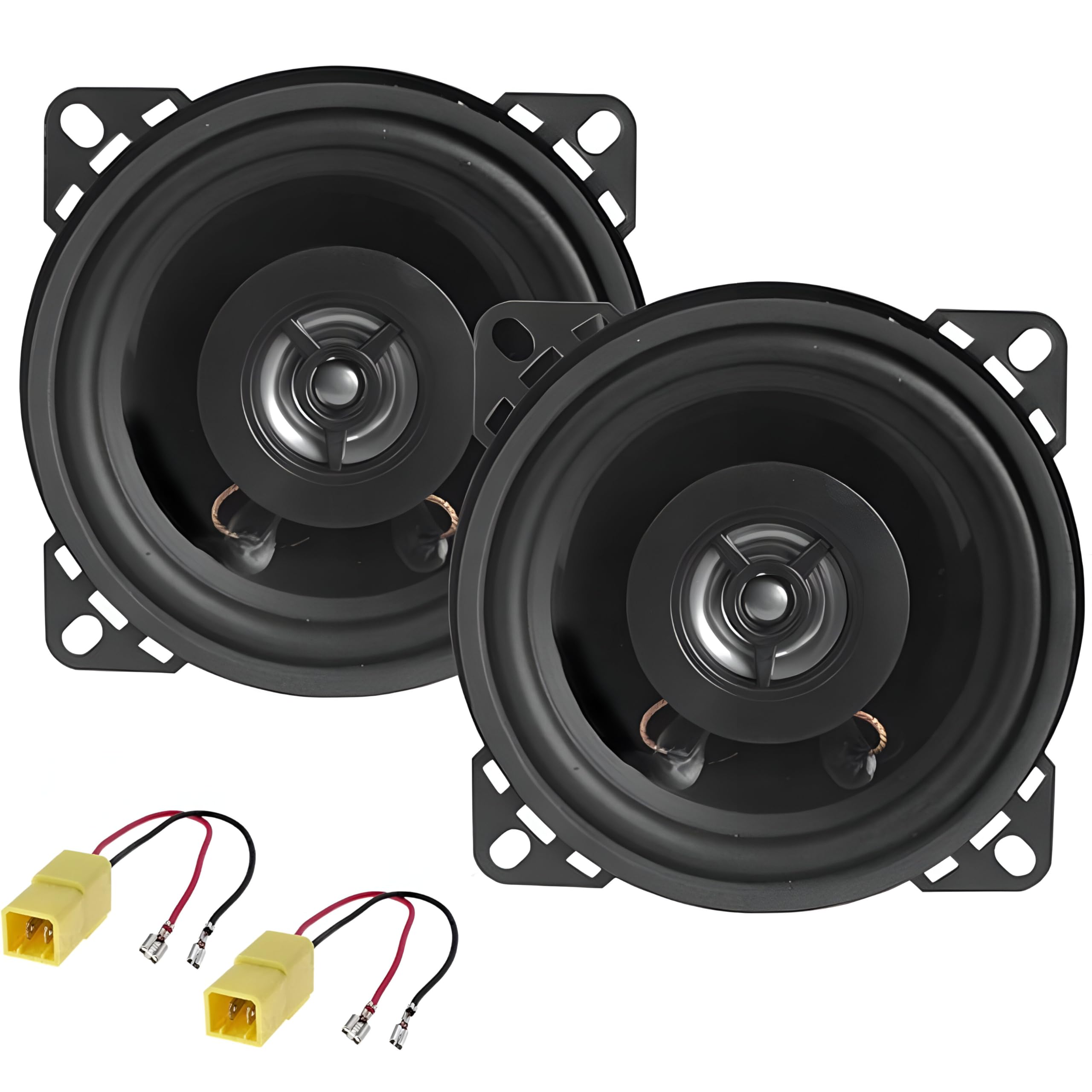 Sound-way Kit 2-way car speakers 10 cm 100 watts compatible with 500 cinquecento / 600 seicento