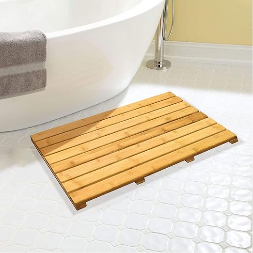 Taylor & Brown® Large Non Slip Bamboo Wooden Deluxe Rectangular