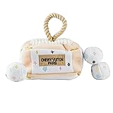 Haute Diggity Dog White Chewy Vuiton Trunk Activity