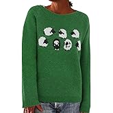 ONLYSTORY Womens Fair Isle Sweaters Fall Winter Trendy Vintage Sweater Seniors Crewneck Knit Wool Pullover Tops 2025
