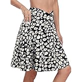 KORALHY 21" Knee Length Golf Skorts Skirts for Women Cross Waist Athletic Skorts with Shorts Tennis Skirt with 3 Pockets