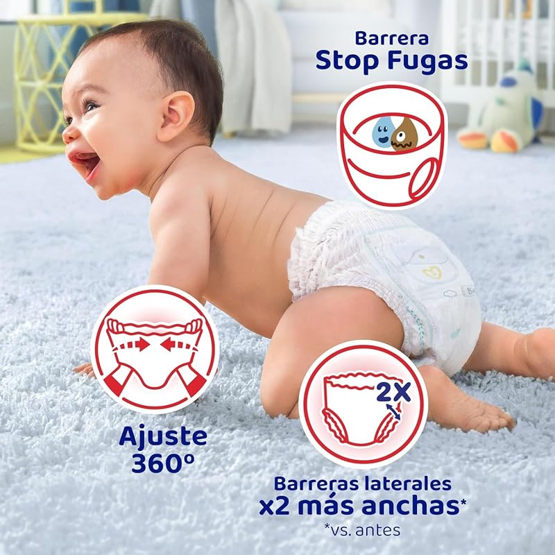 Pañal-Braguita Bebé Activity Talla 5 (11-17kg), 120 Pañales
