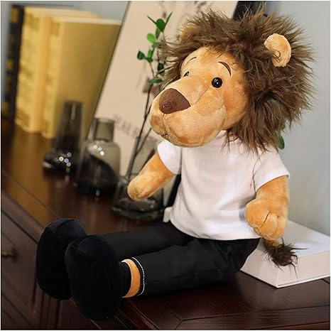 Amazon Co Jp ぬいぐるみ ミニライオンぬいぐるみキングライオン人形キーホルダーぬいぐるみアニマルペンダントソフトドールキッズグッズギフト Color White Height 50cm ホーム キッチン